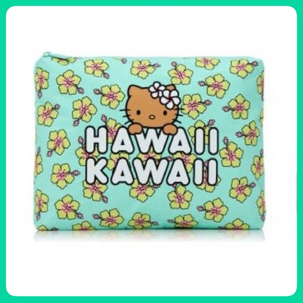 ⭐️SOLD⭐️ Aloha Collection 💚 Hello Kitty Mid Pouch